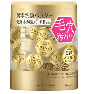 Kanebo suisai beauty clear gold powder wash 32 pieces enzyme face wash