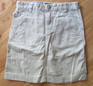 Tommy Hilfiger Girls 7 Khaki Carpenter Pockets Skirt Great Preowned Condition - Picture 1 of 4