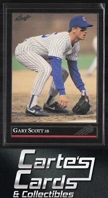 Gary Scott 1992 Leaf #6 Black Gold Chicago Cubs - Image 1 of 2