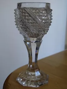 SAINT L OUIS ANCIEN VERRE A LIQUEUR CRISTAL TAILLER EPOQUE CHARLES X ht 9,5 cm - Picture 1 of 8