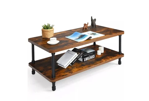 Vintage veneer wood Coffee Table, entertainment center, or desk! Cover