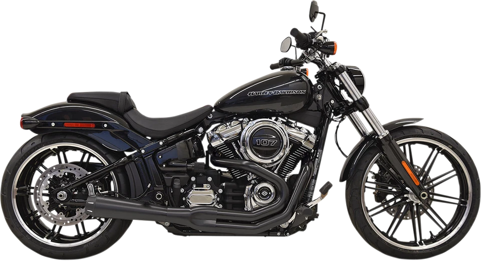 Bassani 2:1 Exhaust - Black Harley-Davidson Softail Breakout 18-20 - 1S62RB Foto 1 de 1