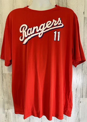 Texas Rangers Darvish Mens XXL Genuine Merchandise TX3 Cool Performance Shirt Cover