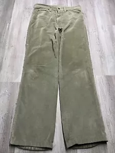 Vintage Calvin Klein Corduroy Pants 80s 90s Preppy Green Size ??x?? Made in USA - Picture 1 of 21