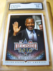 Dr. Dr. Ben Carson 2016 promoción de decisión oro # grado P6 10 L@@@K - Imagen 1 de 1