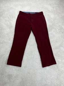 Daniel Cremieux Pants Mens 36 30 Red Chino Khaki Cotton Preppy Casual - Picture 1 of 14