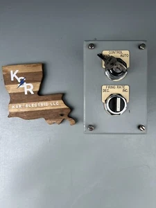 Hoffman E2PBX Pushbutton Enclosure W/ Man/Auto Control And Dec/Inc Firing Rate - Picture 1 of 2
