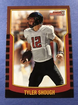 2022 #2KB-15 Tyler Shough Bowman University 2000 Bowman Insert Texas Tech - Image 1 of 2