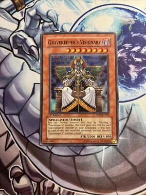 Yugioh! MP Gravekeeper's Visionary - ABPF-EN027 - Super Rare - 1st VLP (Lt) - Image 1 of 2