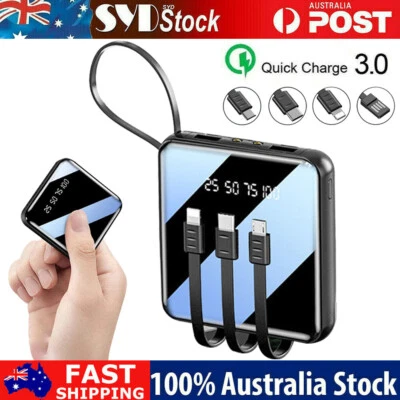 Portable 6000mAh Mini Power Bank Battery USB Charger External Fast Charging - image 1 of 4