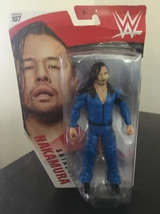 WWE Basic Series 107 Variant Shinsuke Nakamura Blue Figure New DAMAGED PACKAGE - Picture 1 of 12