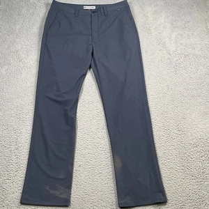 Travis Mathew Pants Men 34x32 Blue Golf Lightweight Flat Front Straight Outdoor - Picture 1 of 13