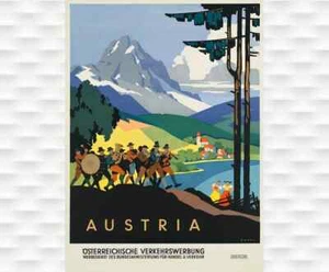 Austria Travel Poster - Picture 1 of 4