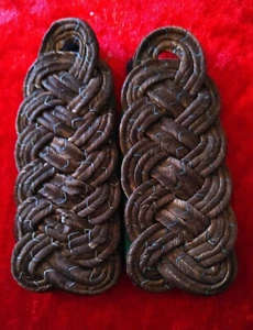 WW1 GERMAN Shoulder Boards- Pair Of Majors  - Picture 1 of 4