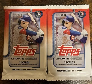 Lote de 2 paquetes Topps Update Series 2025 (Nick Kurtz RC) - Imagen 1 de 4