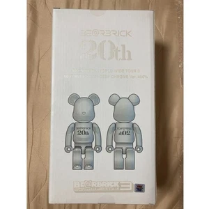 BE@RBRICK 20th Anniversary DEEP CHROME Ver. 400% MEDICOM TOY BEARBRICK Japan NEW - Picture 1 of 7