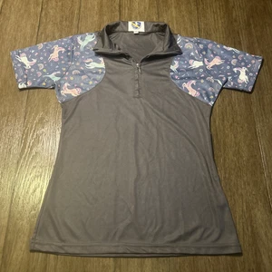 Royal Highness Equestrian Girls Shirt M Western Short Sleeve Lightweight - Picture 1 of 9