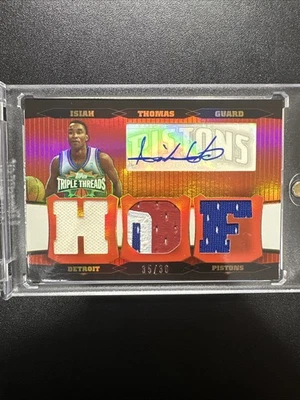 2007 Topps Triple Threads Isiah Thomas Autograph /36 No. TTRA-61 - Image 1 of 3