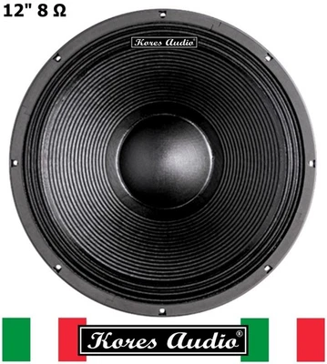 Kores Audio KS-128 Woofer/Sub Cono UNIVERSALE 12" Pollici 30/31 Cm 8 Ohm 500W - Immagine 1 di 4