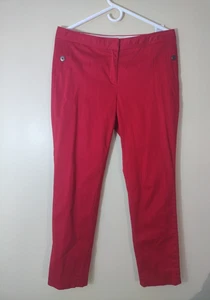 Brooks Brothers Natalie Fit Women’s pants Size 10 Red Dress Pants christmas - Picture 1 of 6