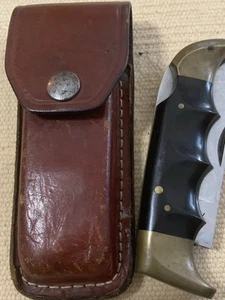 Kershaw 1050 Folding Pocket Knife Oregon USA by Kai Japan w/Sheath  - Picture 1 of 10