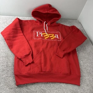 Vintage McDonald’s Pizza McPizza Medium Hoodie rot NEU 80er Jahre - Bild 1 von 6