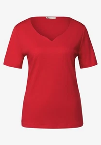 Street One T-shirt mit Herzausschnitt Racing Red - Bild 1 von 1