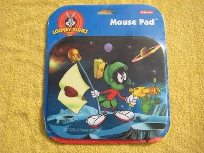 1999 Marvin the Martian Computer Mouse Pad Looney Tunes Fellows 8"X9" new Sealed - Image 1 of 4