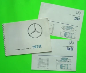 1960 Mercedes Benz 220S / SE PRESTIGE 32-pg SPIRAL CATALOG Brochure IN GERMAN - Picture 1 of 17