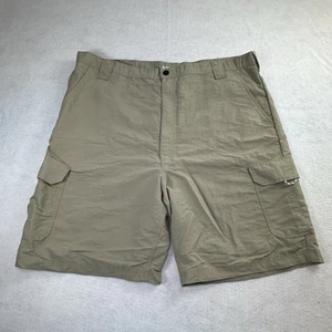 Wrangler Cargo Shorts Men's 44 Tan Nylon Outdoor Lightweight Casual - Picture 1 of 6