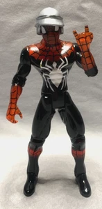 SELTEN 1996 BLACK & RED SPIDERMAN MIT HELM - Bild 1 von 4