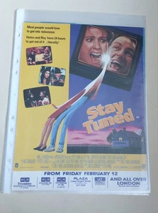 Stay Tuned Movie Release Advertisement Magazine Picture Poster Clipping Vintage - Picture 1 of 1