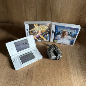 Nintendo DS Lite Weiß Handheld Konsole & Spielepaket - PAL - Funktioniert - Bild 1 von 6