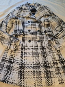 Damen Gr. M iZ Byer Winter Peacoat schwarz/weiß kariert EUc - Bild 1 von 16