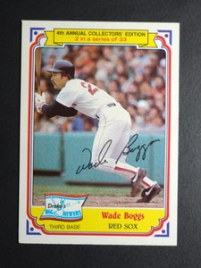 1984 Topps Drakes Baseball #2 Wade Boggs Boston Red Sox *NRMT*