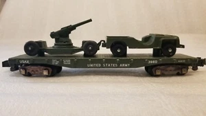 American Flyer Army Jeep and  Artillery  Cannon Transport- Custom made S scale. - Picture 1 of 7