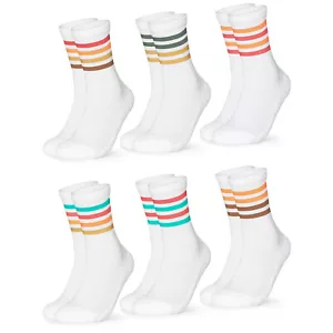Occulto Herren Retro Tennissocken 6er Pack (Modell: Roger) - Bild 1 von 33