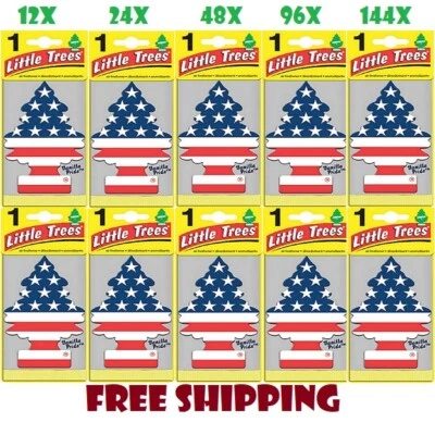 Air Freshener Vanilla Pride Little Trees MADE IN USA Pack of 12-24-48-96-144 - Image 1 of 2