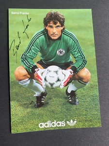 Tarjeta de colección firmada original de Bernd Franke Mundial 1982 DFB 10x15 autógrafo - Imagen 1 de 2