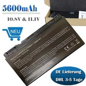 5200 mah Akku für Acer Extensa 5610 5620 5630EZ 5630Z 5630ZG 7620Z GRAPE32 - Bild 1 von 8