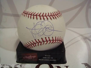 Jered Weaver San Diego Padres Signed OMLB Baseball LOM COA (BSB12) - Picture 1 of 2