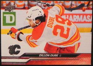 2023-24 23/24 Upper Deck Series 1 #24 Dillon Dube Calgary Flames