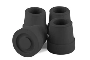 Quad Cane Tips, Black, 5/8 Inch - Picture 1 of 3