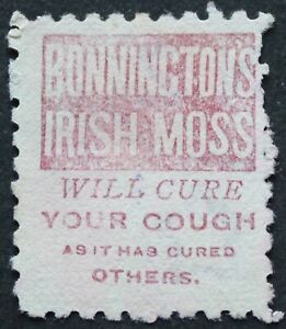 New Zealand 1893 QV One Shilling with Irish Moss advert SG 225f fiscally used