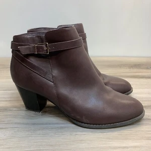 Vionic Womens Size 11 Wide Upright Upton Ankle Boots Java Brown 322UPTON EUC - Picture 1 of 11