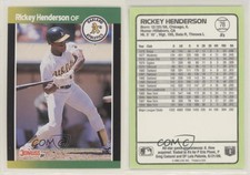 1989 Donruss Baseball's Best Box Set Rickey Henderson #78 HOF