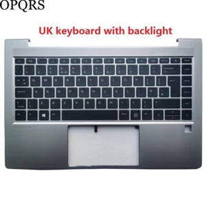 NEW Laptop for HP ProBook 440 G9 445 G9 UK Keyboard Palmrest Cover Backlit - Picture 1 of 5