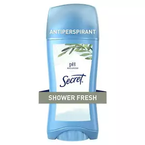 Secret Invisible Solid Antiperspirant Deodorant, Shower Fresh, 2.6 oz - Picture 1 of 3