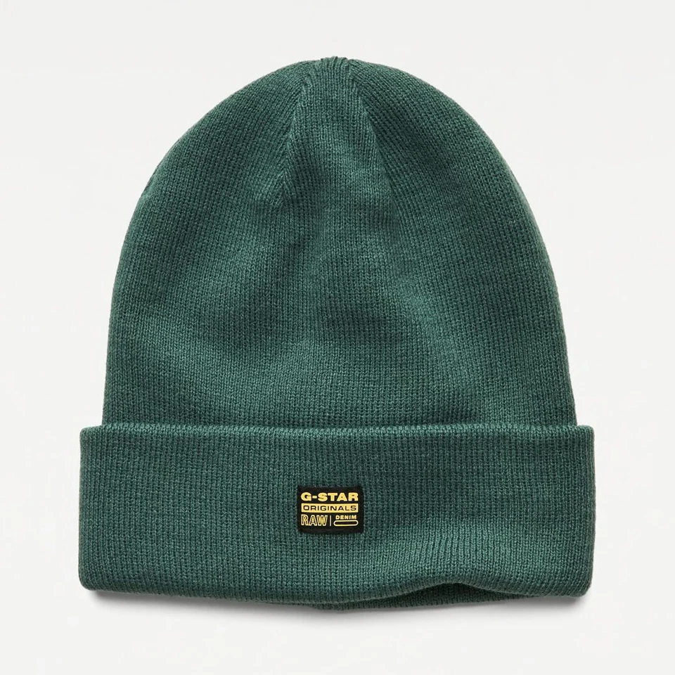 NWT Men's G-Star Raw Effo Beanie Long | Jungle Green | Knitted | Hat | Cap - Image 1 of 1