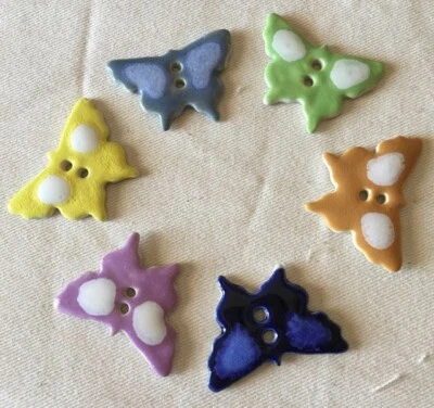 Hand Made Ceramic Buttons from Africa - Image 1 of 4